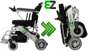 EZ Lite Cruiser - Standard Model - Personal Mobility Aid - Light Weight Folding Power Wheelchair