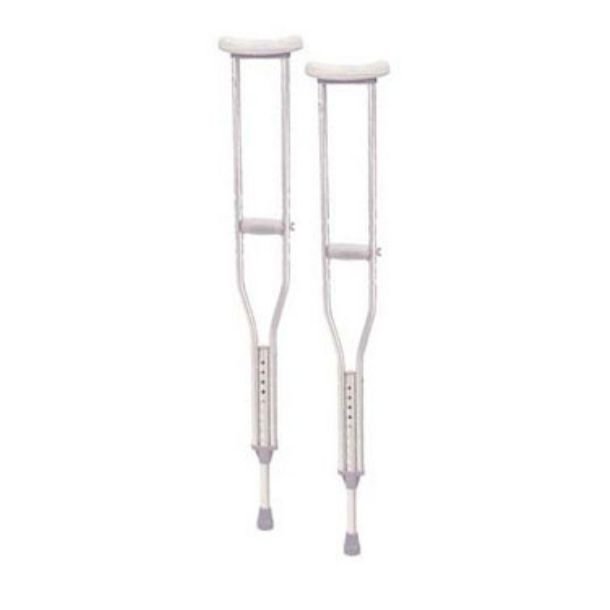 Crutches made of aluminum