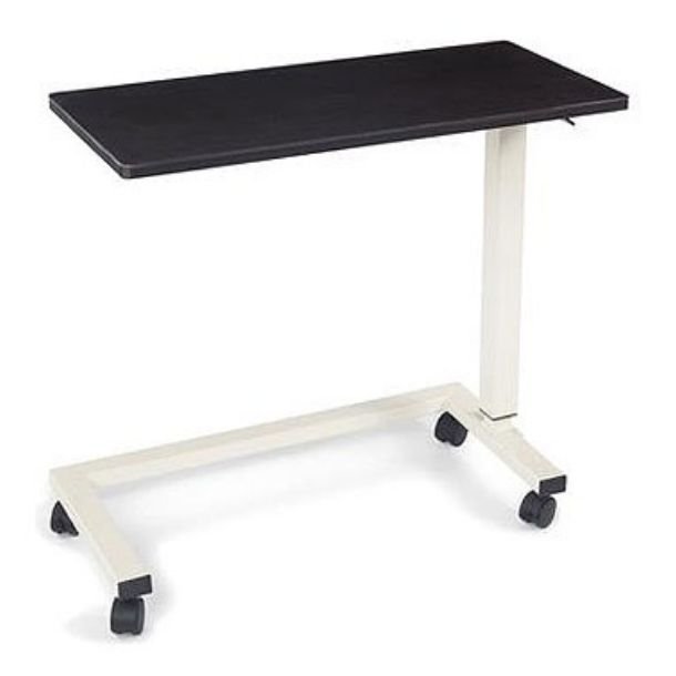 Over-the-Bed Table with Laminate Table and Sturdy Bottom