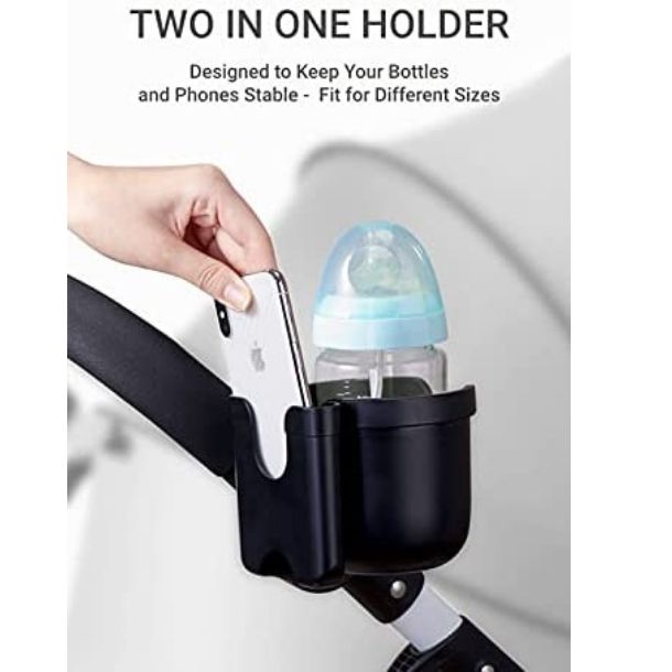 Wheelchair Cup Holder with Phone Holder