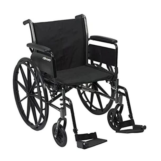 Drive Medical Lightweight Best Wheelchair For A Full Leg Cast.